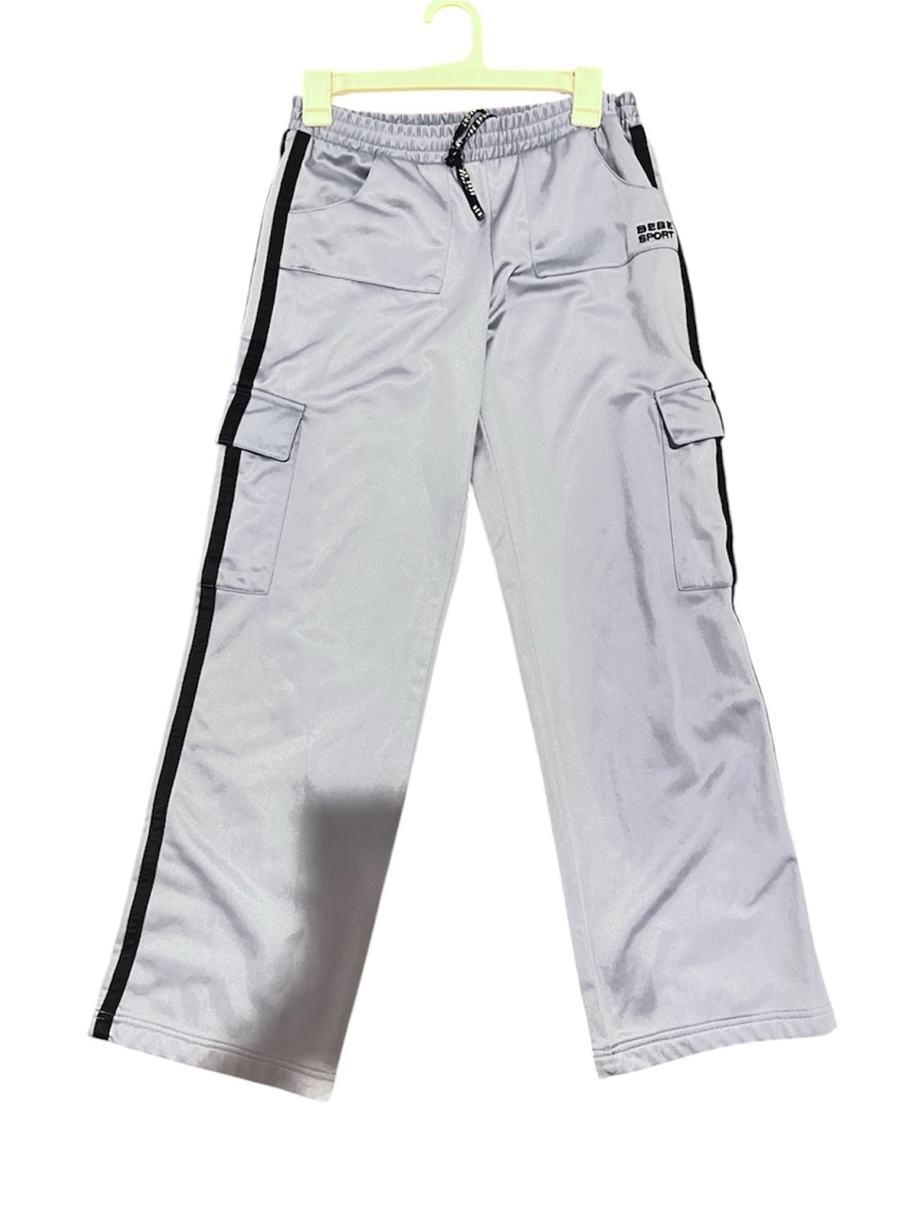Y2K bebe sport Light Blue Track pants with Black Trim